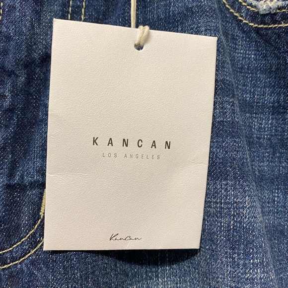 BRAND NEW KANCAN WOMEN'S RELAXED FIT BLUE JEANS, DISTRESSED, HIGH RISE,SIZE 9/28 - Picture 3 of 16